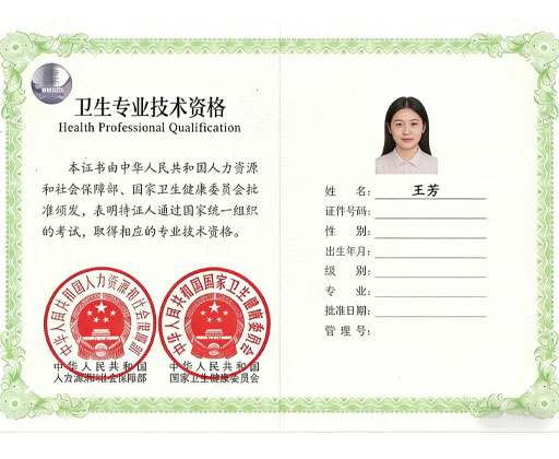 卫生专业技术资格